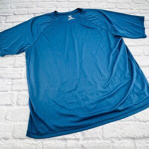 Okanu Surf Pullover Shirt Men's Size 3X Blue Jersey Round Neck Short Sleeve